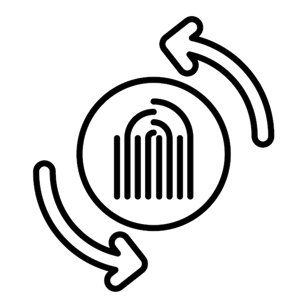 Ilustración de la línea del sistema experto