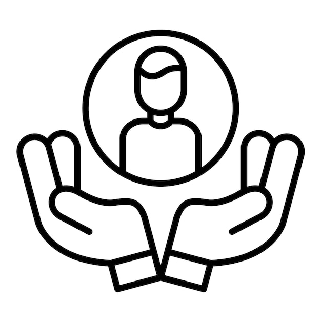 Ilustración de la línea de la tasa de retención de clientes