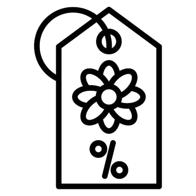 Ilustración de la línea de venta de primavera