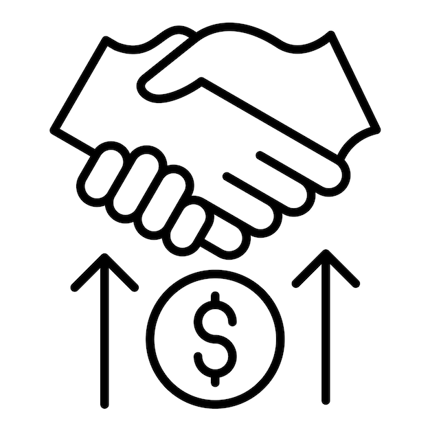 Ilustración de la línea de venta