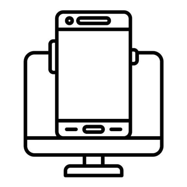 Ilustración de líneas de diseño receptivo