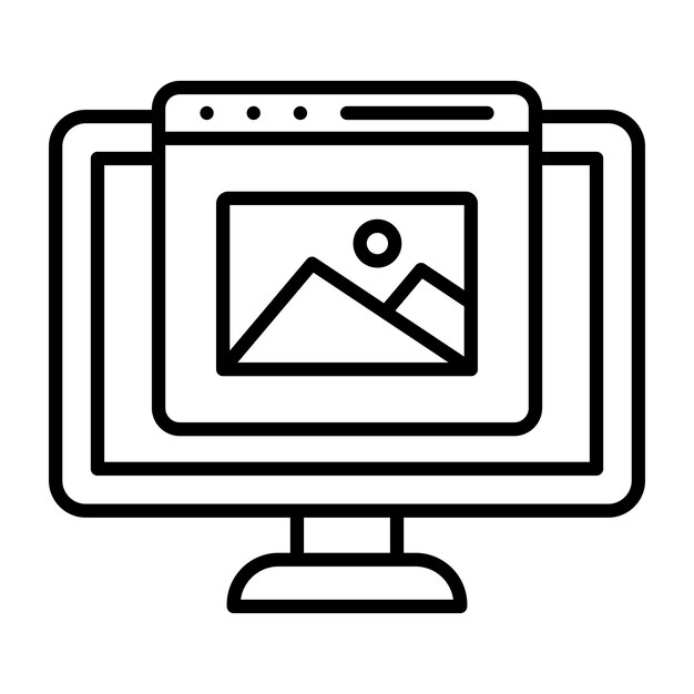 Ilustración de líneas de diseño receptivo