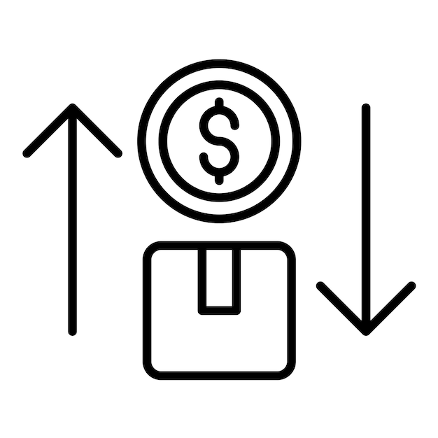 Ilustración de líneas de variables