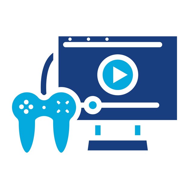 Ilustración de líneas de videojuegos