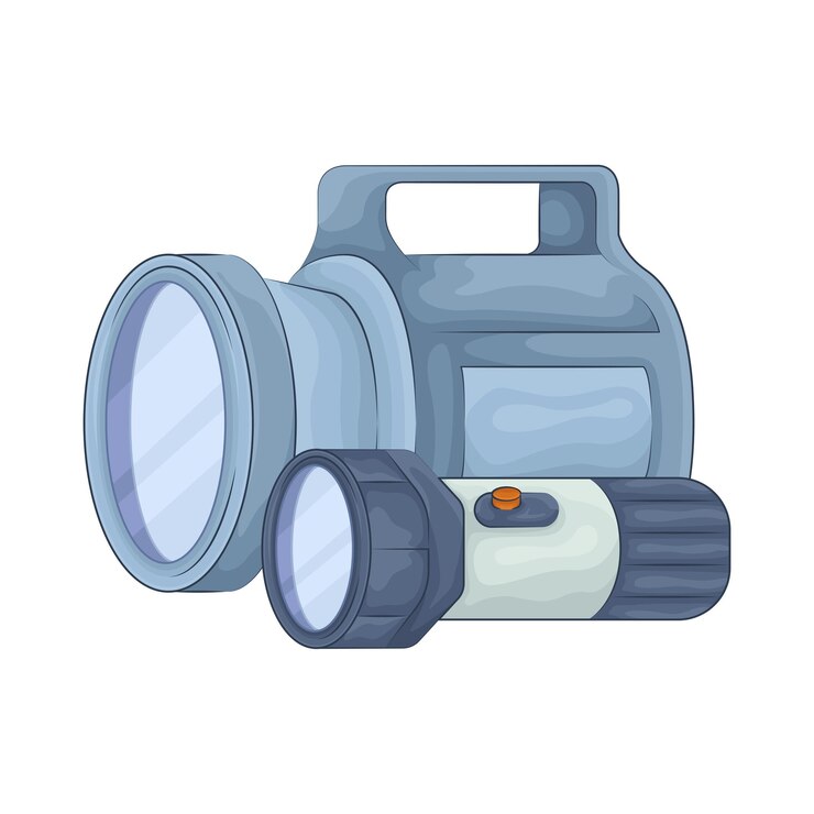 Vector ilustración de una linterna