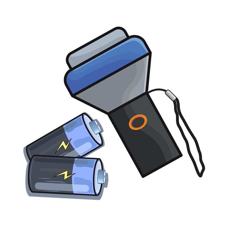 Vector ilustración de una linterna