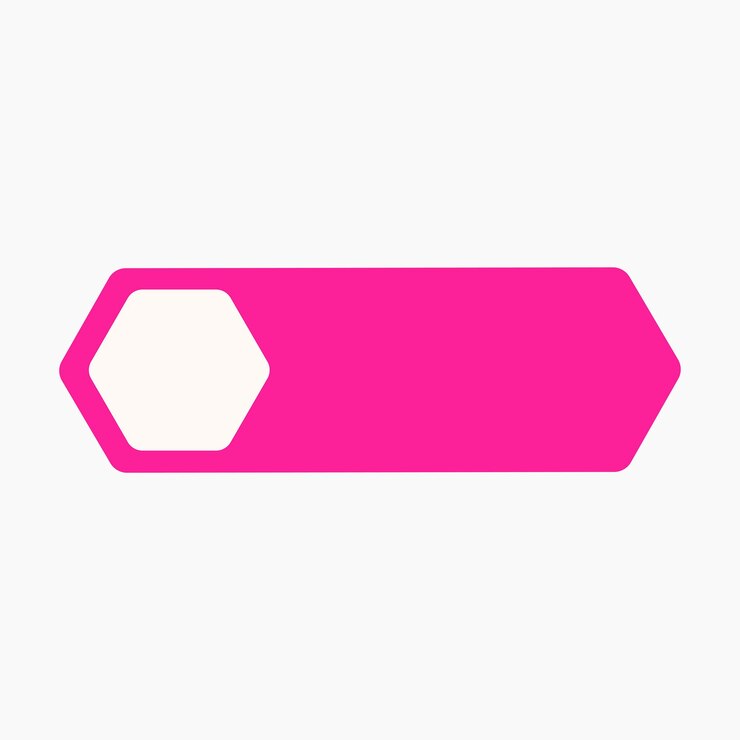Vector ilustración de lista de etiqueta rosa