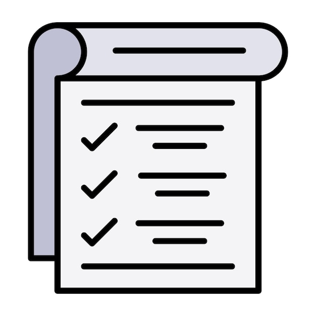 Ilustración de la lista plana