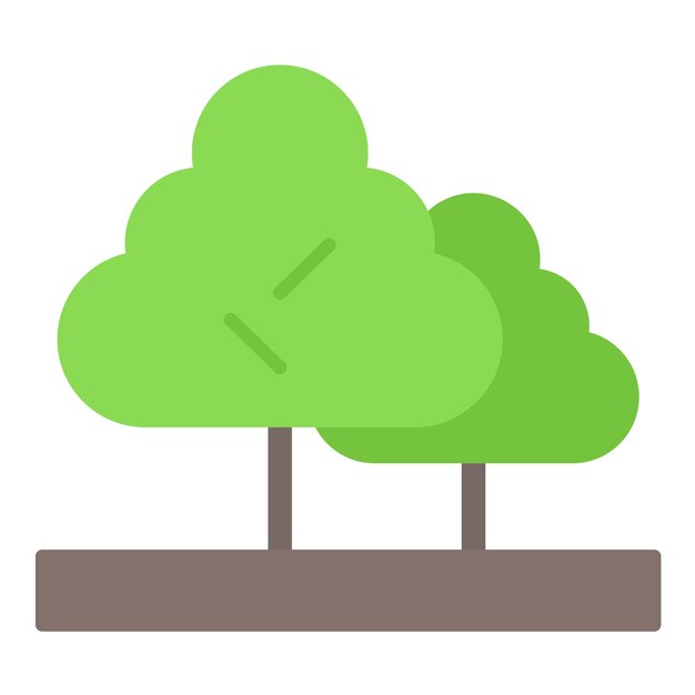 Ilustración de la llanura forestal