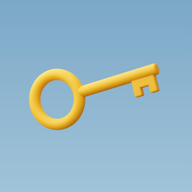 Ilustración de la llave de oro