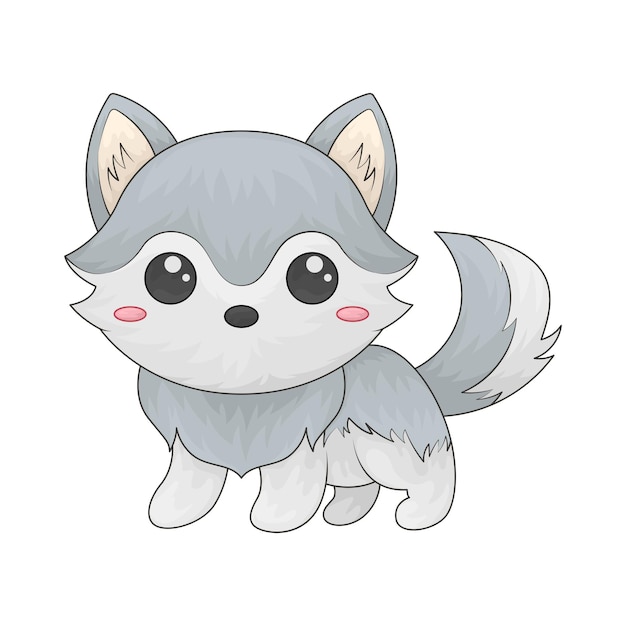 Ilustración del lobo