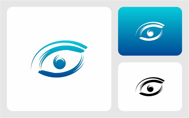 Ilustración de logo de ojos