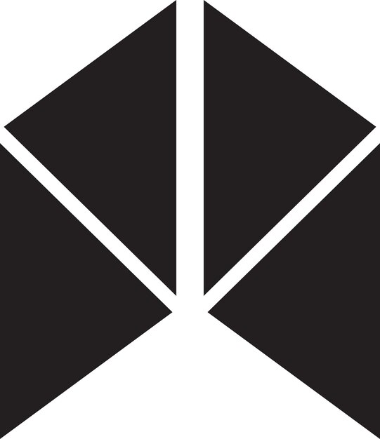 Ilustración de logotipo de ala abstracta en estilo moderno y minimalista