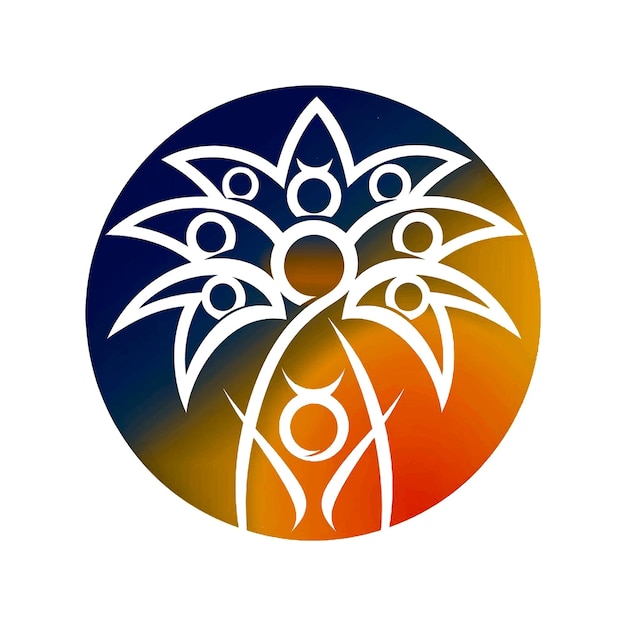 Ilustración del logotipo del árbol
