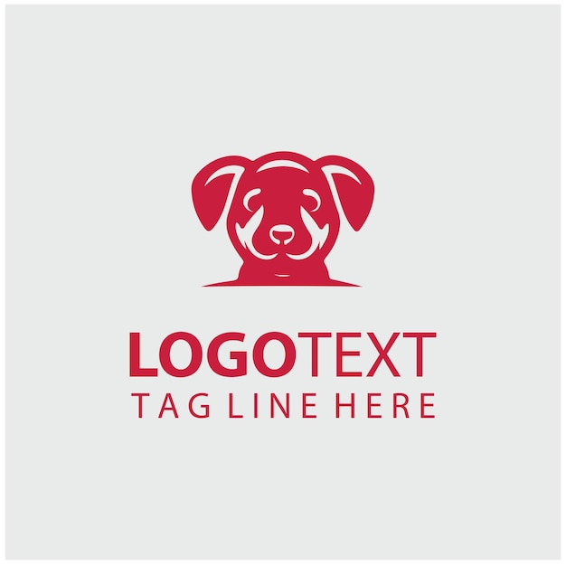 Ilustración del logotipo del cachorro