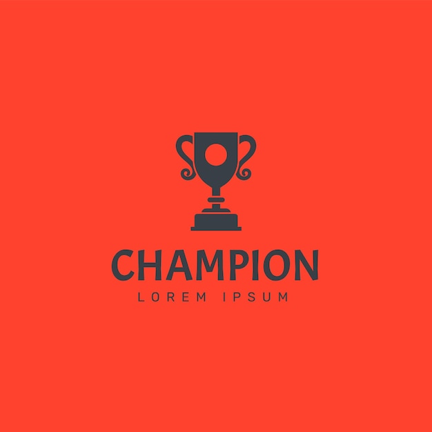 Ilustración del logotipo de campeón