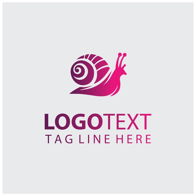 Ilustración del logotipo del caracol