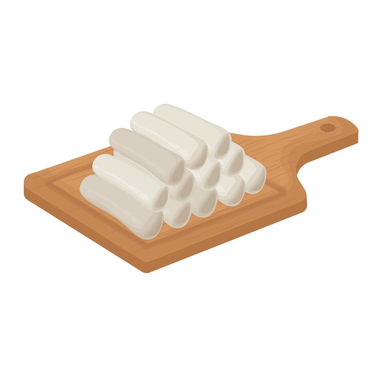 Ilustración del logotipo Clip Art Tarta de arroz tradicional coreana Garaetteok