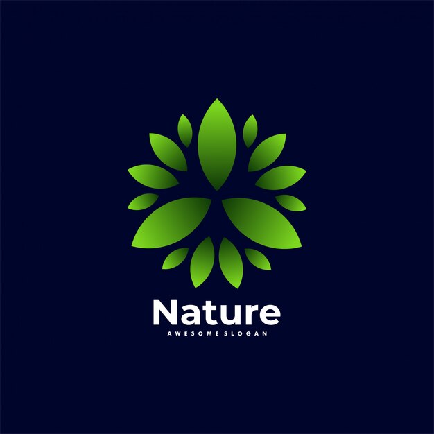 La ilustración del logotipo deja un estilo colorido degradado.