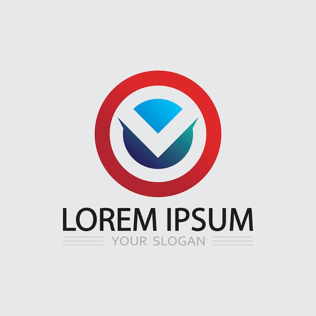 Ilustración del logotipo de la empresa y del letrero del icono de diseño