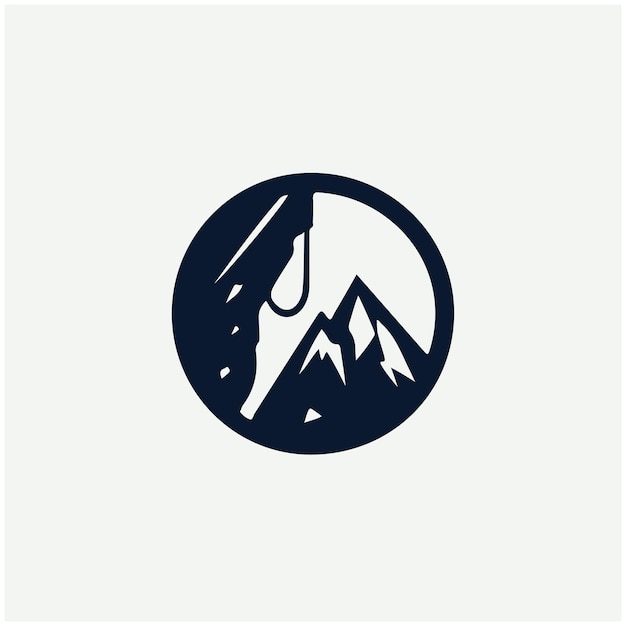 Ilustración del logotipo de la escalada en roca