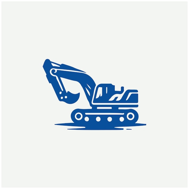 Ilustración del logotipo de la excavadora