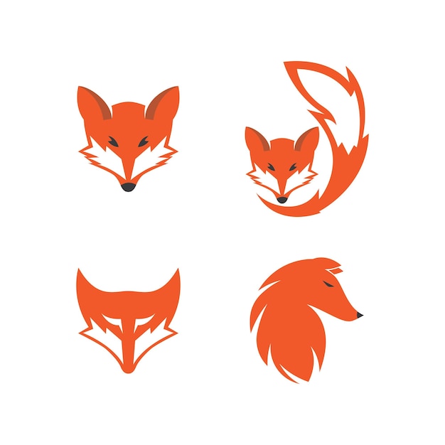 Vector ilustración del logotipo de fox