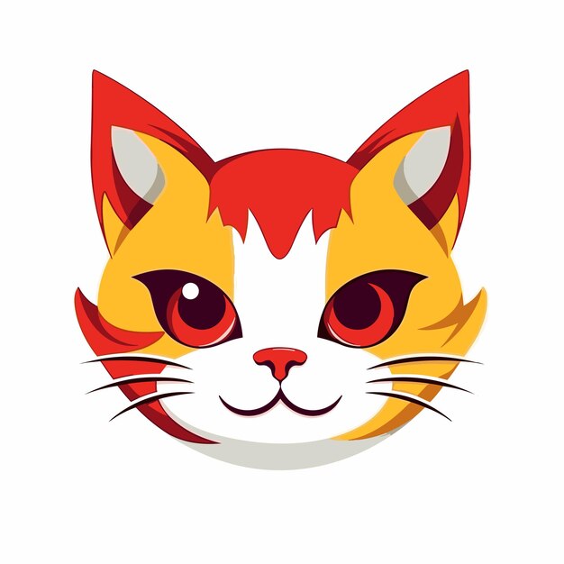 ilustración de logotipo de gato