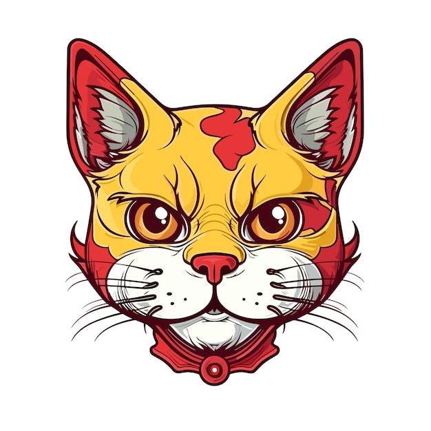 ilustración de logotipo de gato