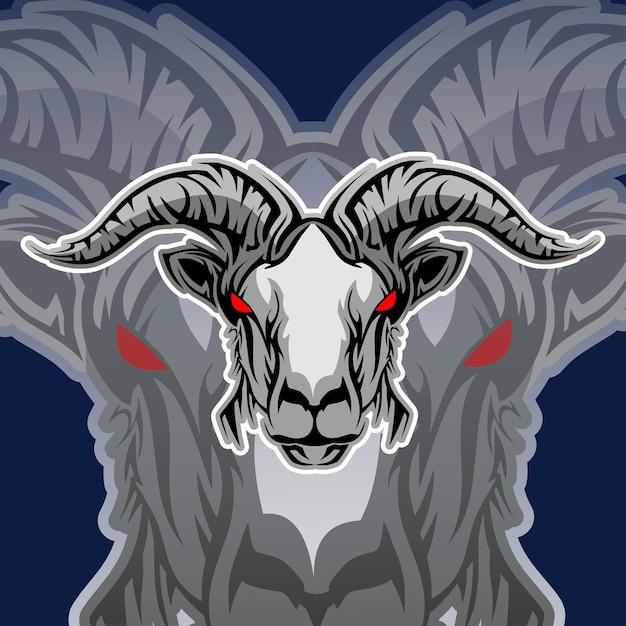 Ilustración del logotipo de Goat Head Esport