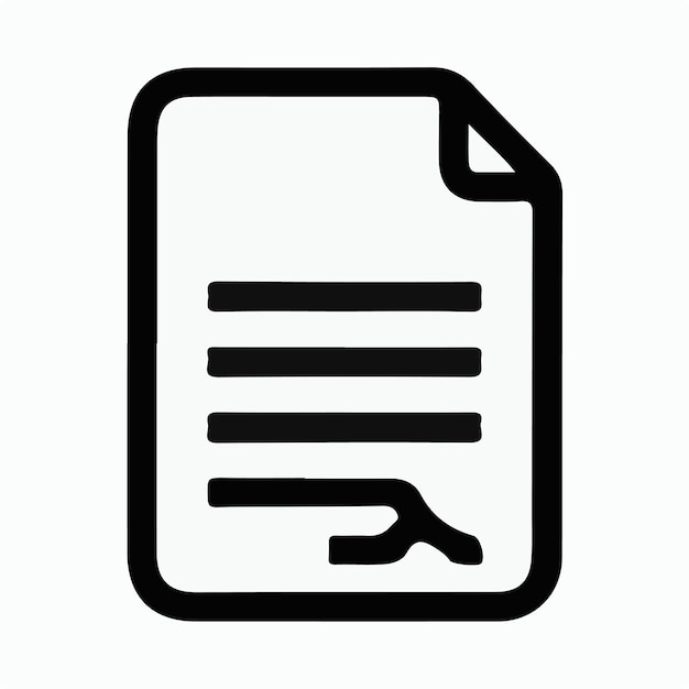 Ilustración del logotipo del icono del archivo de carpeta para ui