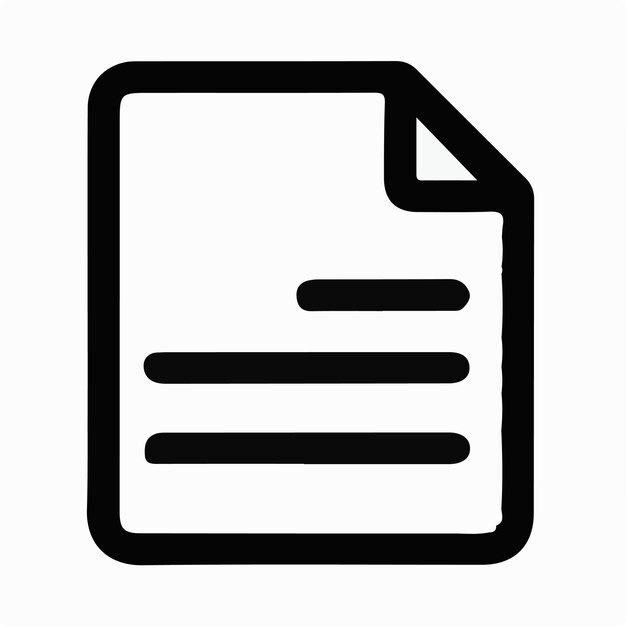 Ilustración del logotipo del icono del archivo de carpeta para ui