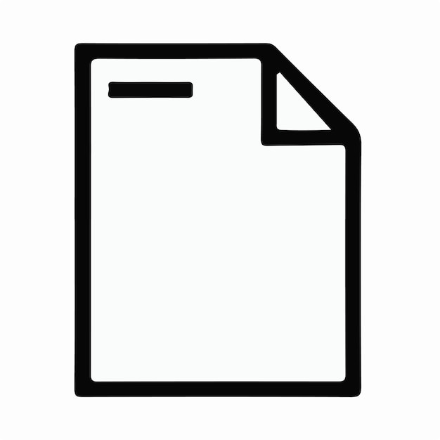 Ilustración del logotipo del icono del archivo de carpeta para ui