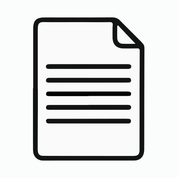 Ilustración del logotipo del icono del archivo de carpeta para ui