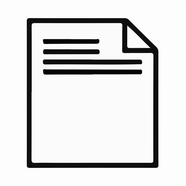 Ilustración del logotipo del icono del archivo de carpeta para ui