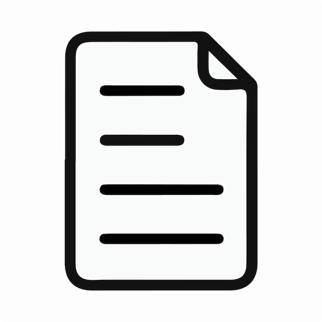 Ilustración del logotipo del icono del archivo de carpeta para ui