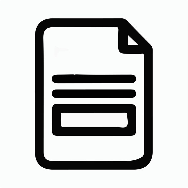 Ilustración del logotipo del icono del archivo de carpeta para ui