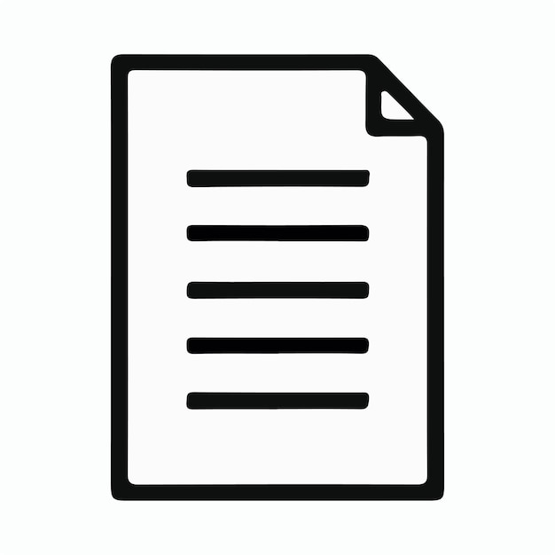 Ilustración del logotipo del icono del archivo de carpeta para ui