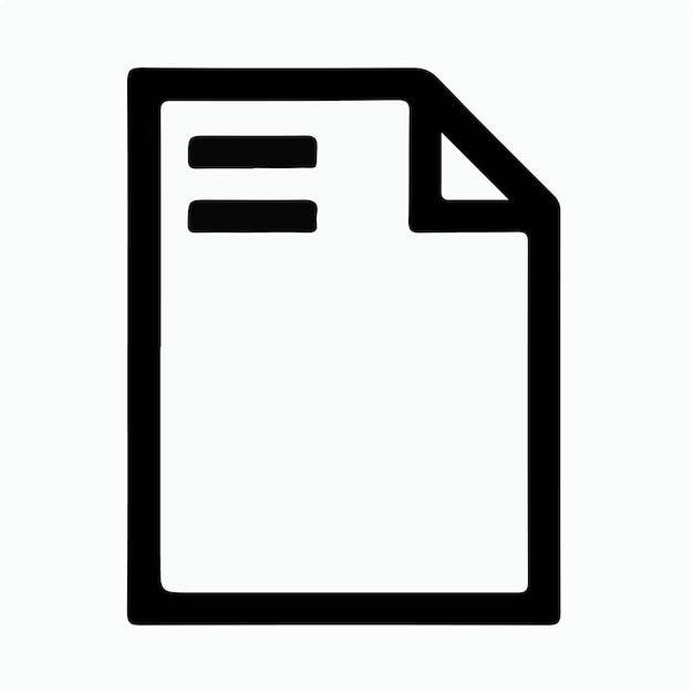 Ilustración del logotipo del icono del archivo de carpeta para ui