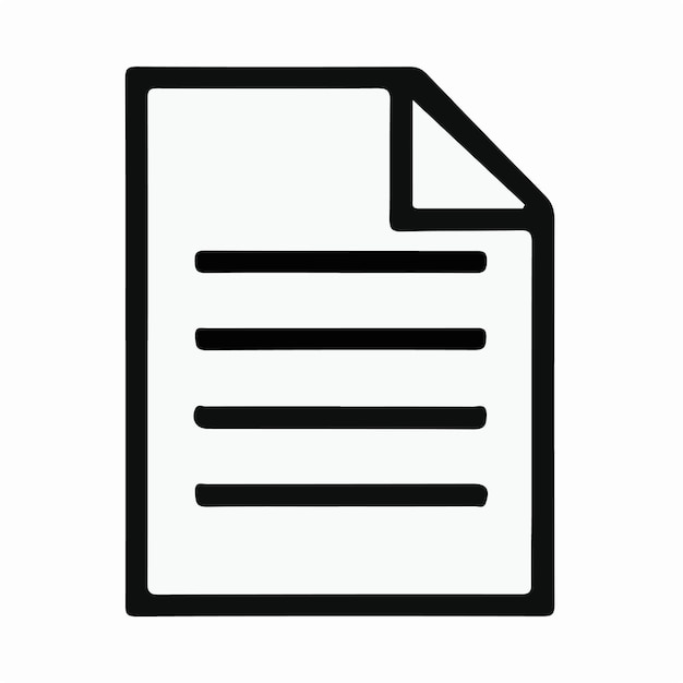 Ilustración del logotipo del icono del archivo de carpeta para ui