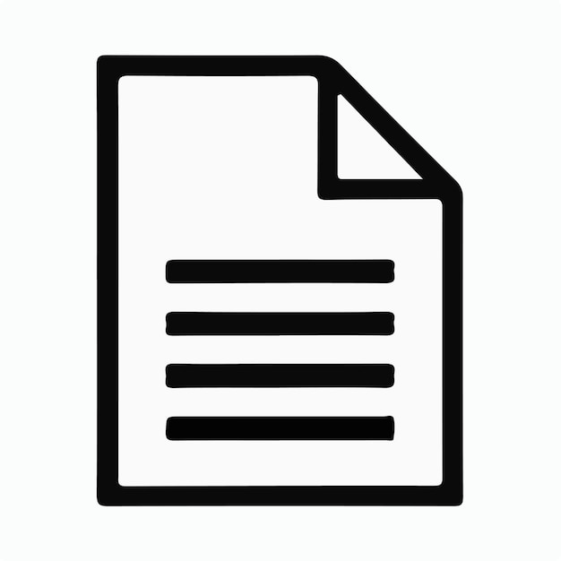 Ilustración del logotipo del icono del archivo de carpeta para ui