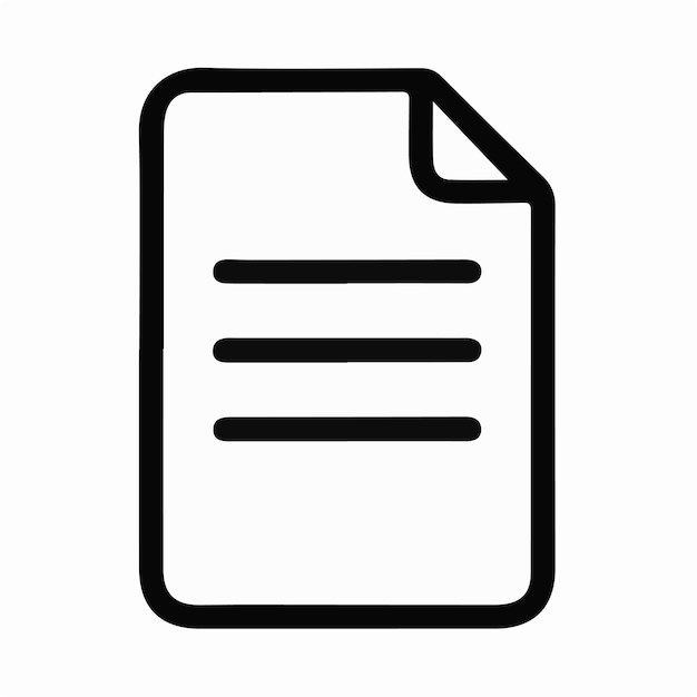 Ilustración del logotipo del icono del archivo de carpeta para ui
