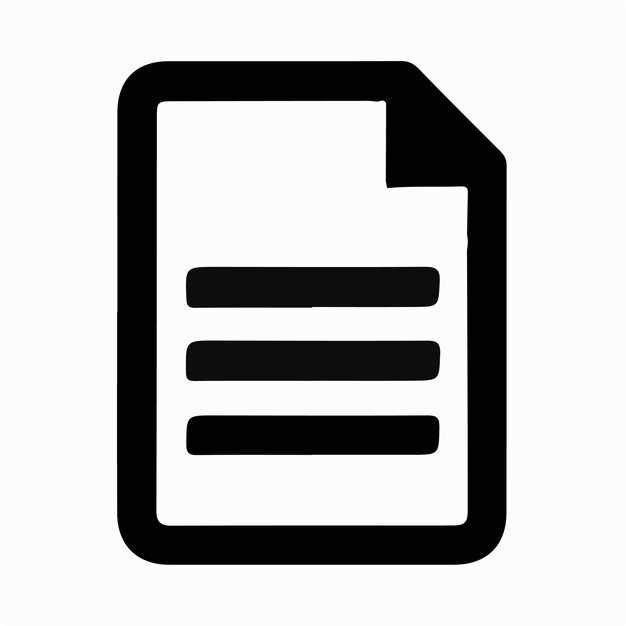 Ilustración del logotipo del icono del archivo de carpeta para ui