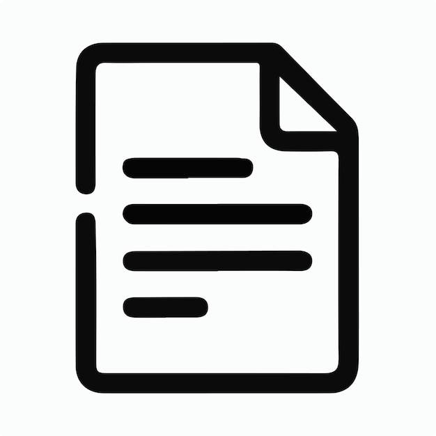 Ilustración del logotipo del icono del archivo de carpeta para ui
