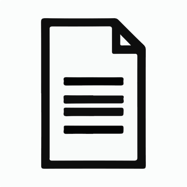 Ilustración del logotipo del icono del archivo de carpeta para ui