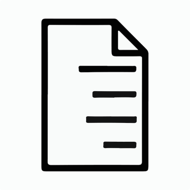 Ilustración del logotipo del icono del archivo de carpeta para ui