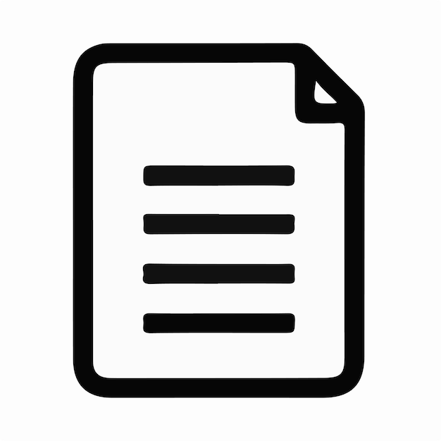 Ilustración del logotipo del icono del archivo de carpeta para ui