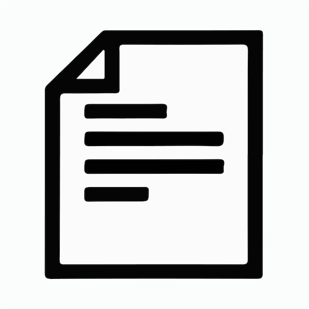 Ilustración del logotipo del icono del archivo de carpeta para ui