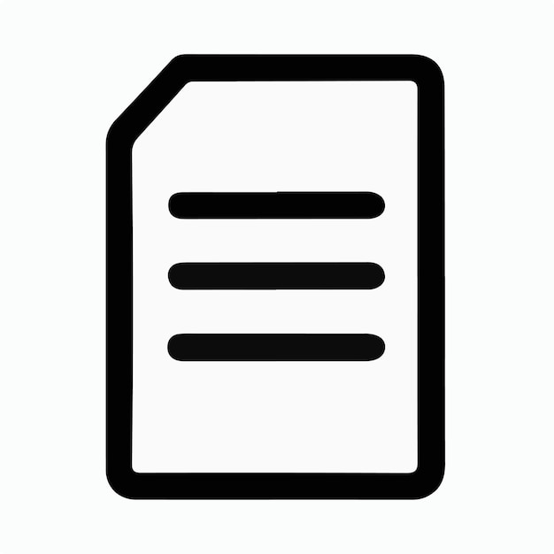 Ilustración del logotipo del icono del archivo de carpeta para ui