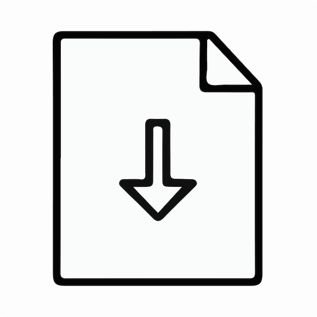 Ilustración del logotipo del icono del archivo de carpeta para ui